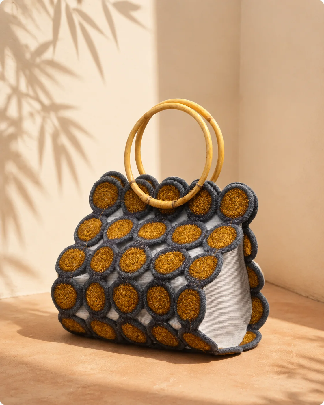 Amber Mosaic Handbag by Bunevia