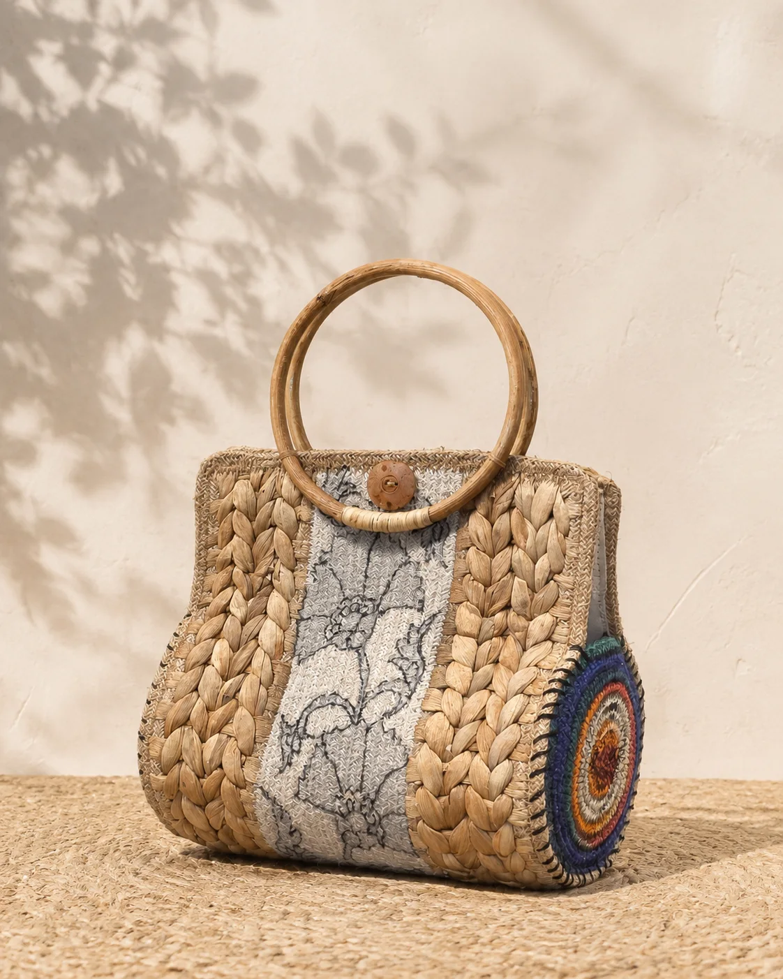 Mosaic Weave Handbag by Bunevia