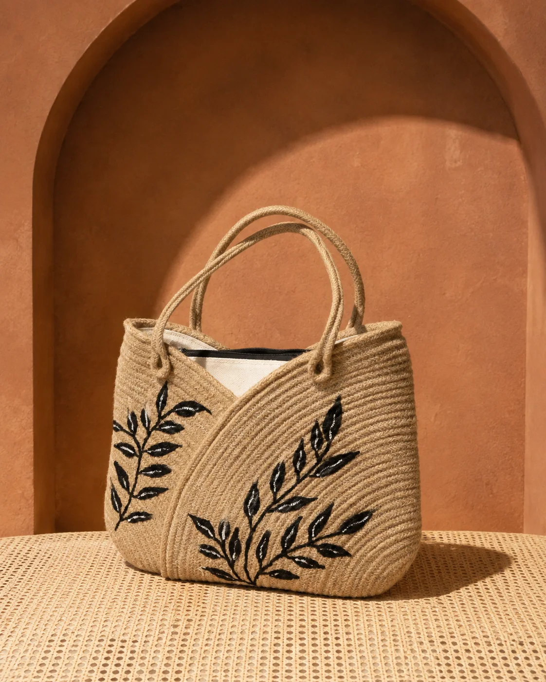 Botanical Leaf Handbag by Bunevia