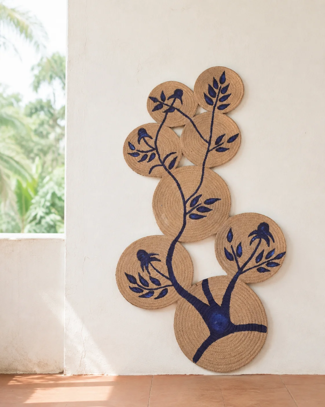 Blue Botanical Wall Art by Bunevia