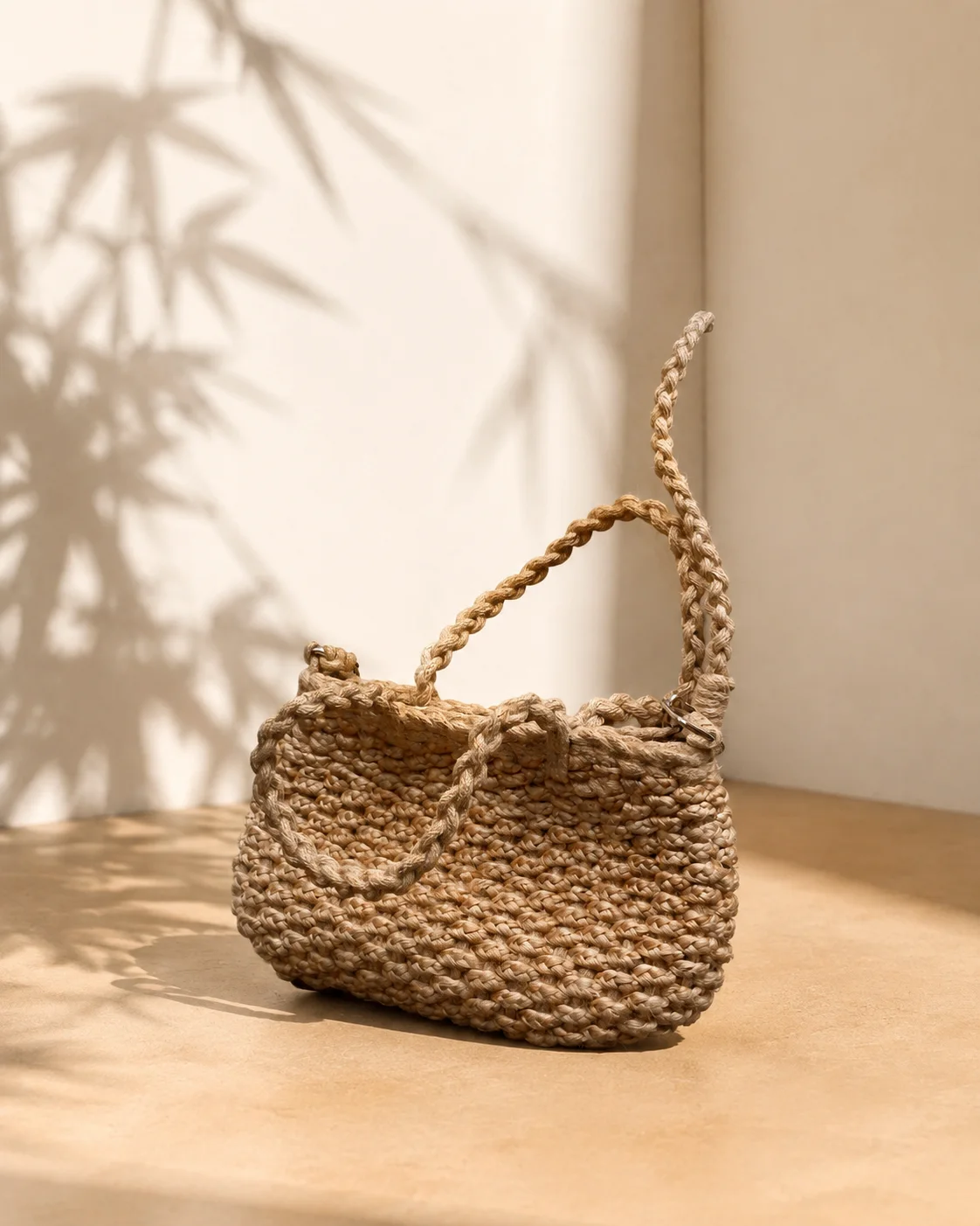 Natural Weave Shoulder Bag by Bunevia
