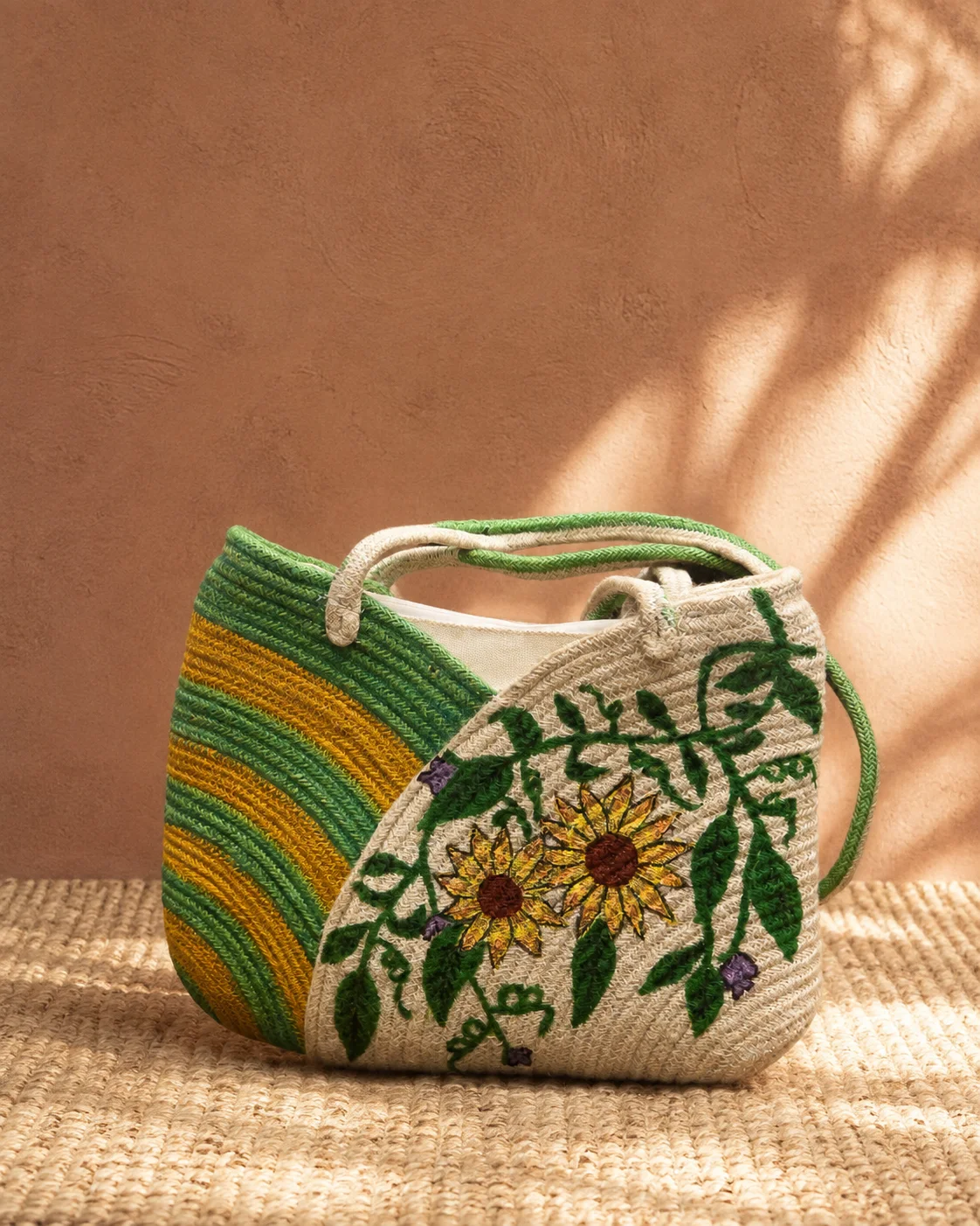 Green Garden Handbag by Bunevia